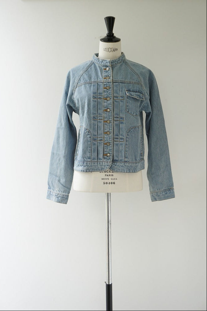 【極美品】 sisisi Comfort ベーシックデニムジャケット 36 N-603] si-si-si comfort(スースースーコンフォート) BASIC