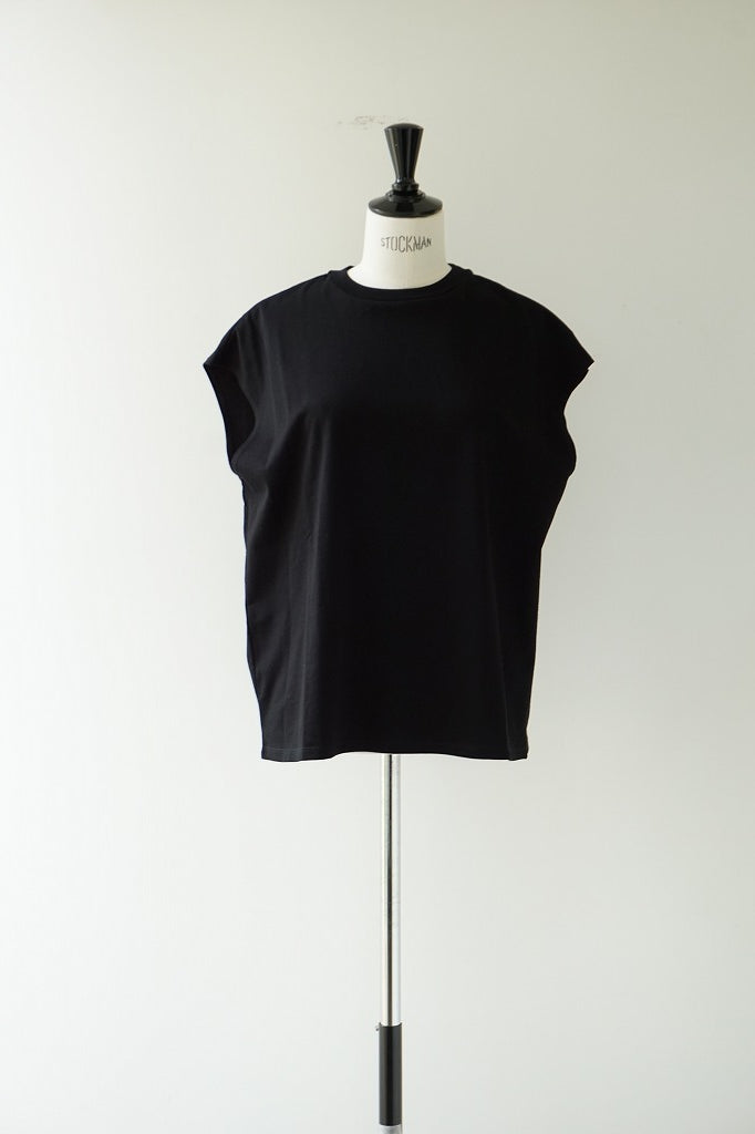 LIFiLL  Cottony Sleeveless Tee リフィル 黒 再入荷 LIFiLL(リフィル) COTTONY SLEEVELESS TEE BLACK – SACHET.