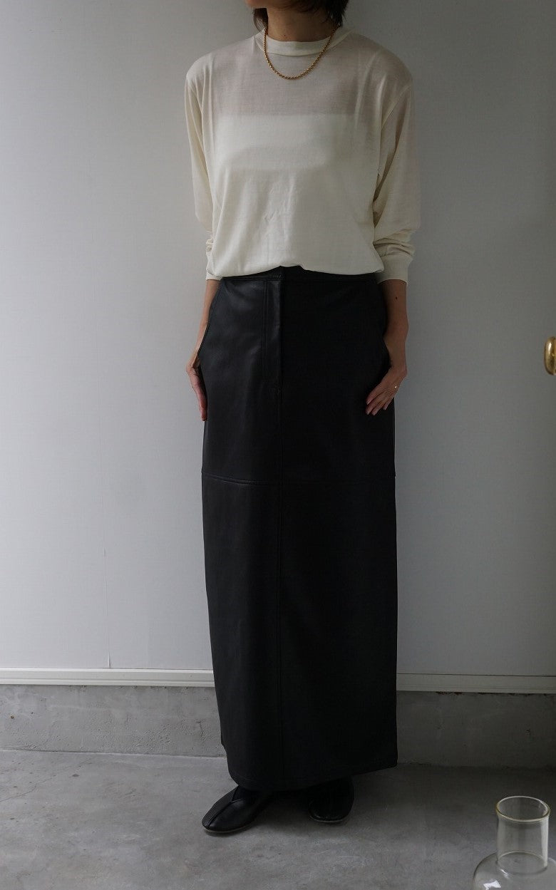 anuke Ecoleather Tight Skirt ブラック　38 a'nuke(アンヌーク) Ecoleather Tight Skirt 20%off – SACHET.