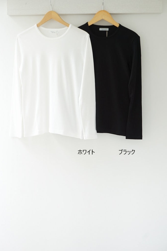 FACTORY(ファクトリー)　綿スムース　クルーネックカットソー