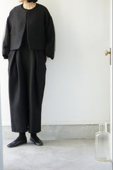 WHYTO.(ホワイト)  design tuck overall