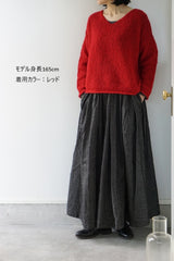 Michele＆Hoven(ミシェルアンドホーヴン) Vネックニット