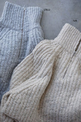 a'nuke(アンヌーク)　Short Zip Knit