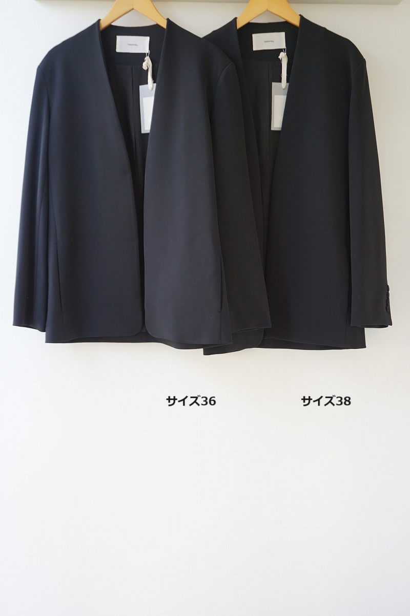 再入荷　TODAYFUL（トゥデイフル）Collarless Twill Jacket