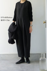 WHYTO.(ホワイト)  design tuck overall