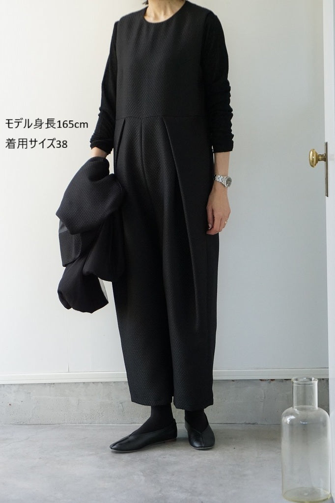 WHYTO.(ホワイト)  design tuck overall
