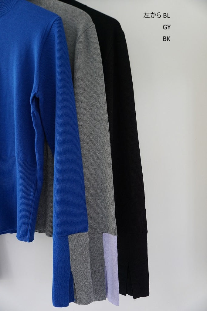 WHYTO.(ホワイト) color block knit