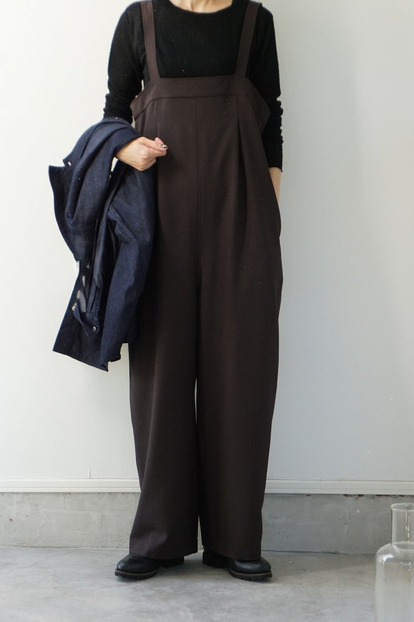 U PHORICA(ユーフォリカ)　MULECLE GABARDINE　サロペット