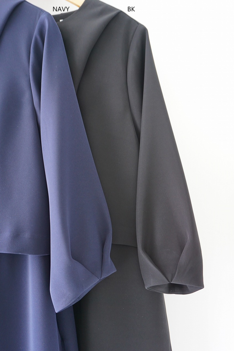 WHYTO.(ホワイト) LAYERED COCOON DRESS