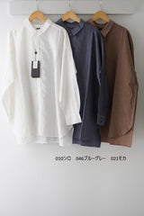 TISSU(ティシュ) コットンキュプラリネン　レギュラーシャツ