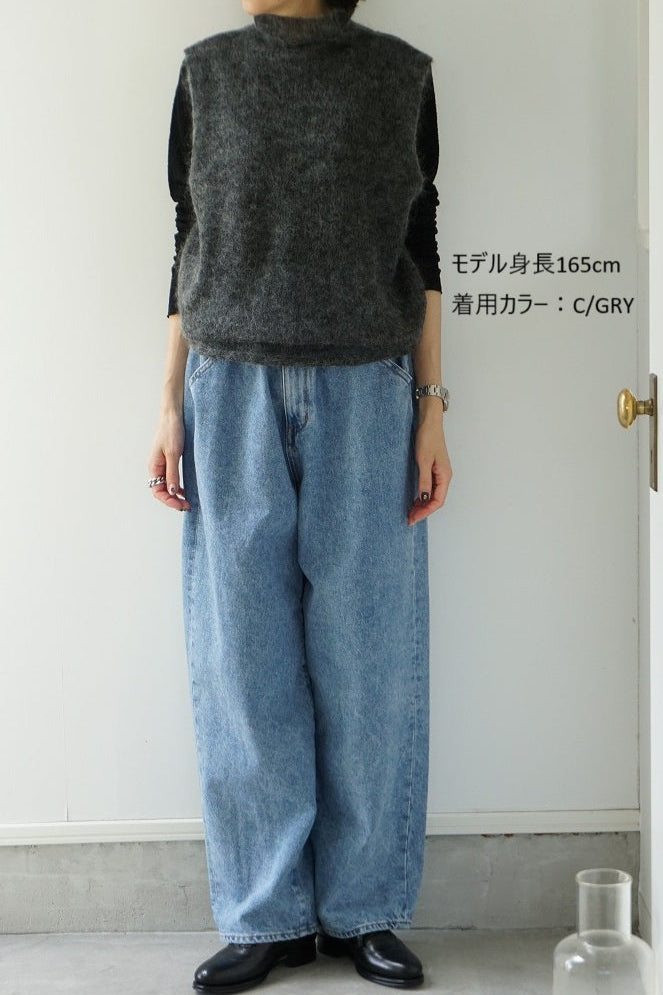 TODAYFUL（トゥデイフル）Woolmohair Turtle Knitvest 在庫はお問合せください