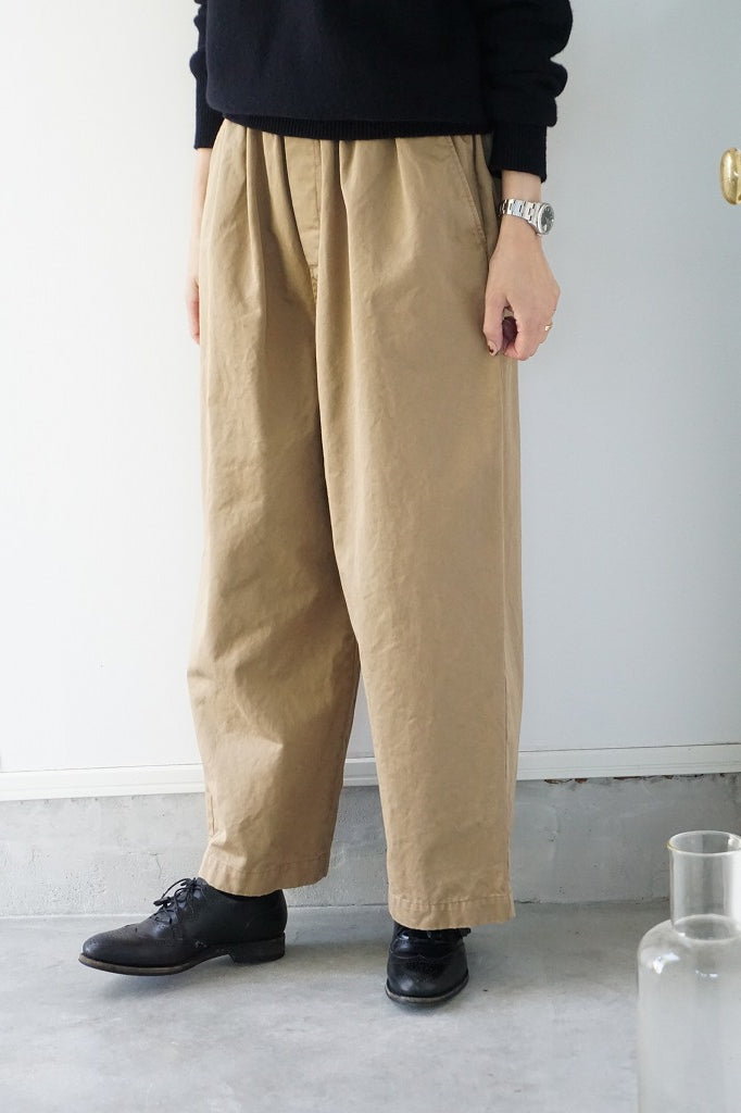 TRAVAIL MANUEL(トラバイユマニュアル)　ルアンチンチノ　ベースパンツ