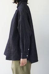 LABORATORY(ラボレイトリー) DENIM FRILL BROUSE