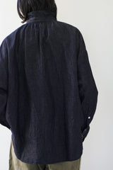 LABORATORY(ラボレイトリー) DENIM FRILL BROUSE