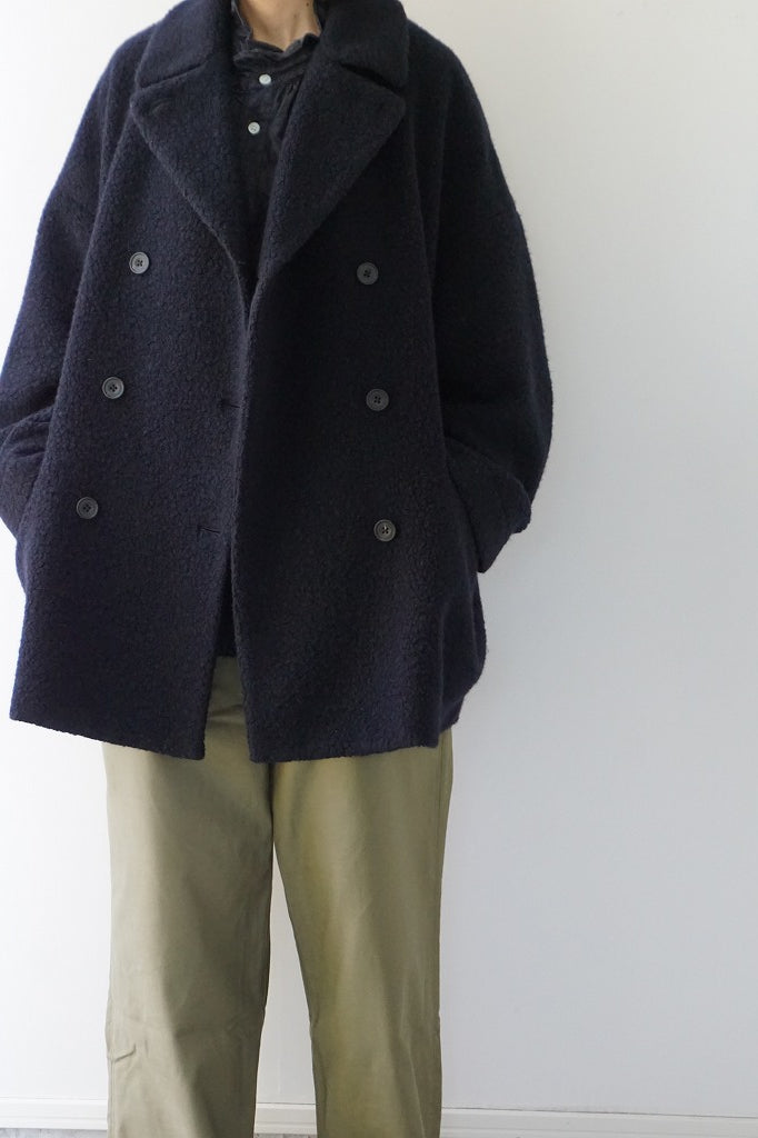 maison de soil(メゾンドソイル)　RECYCLE BOA WOOL DOUBLE OVER COAT