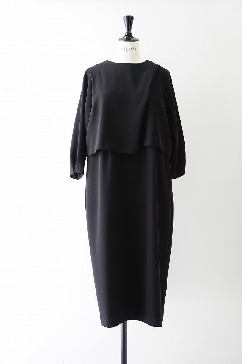 WHYTO.(ホワイト) LAYERED COCOON DRESS