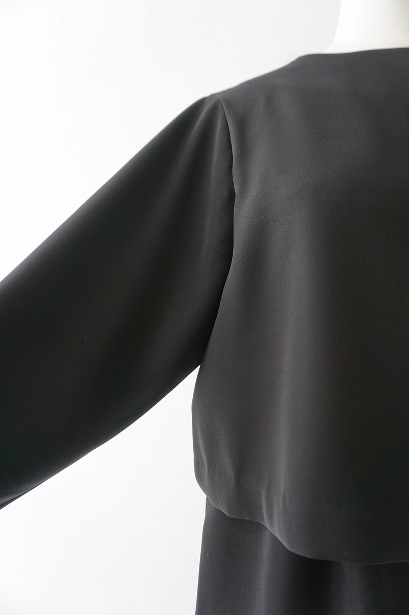 WHYTO.(ホワイト) LAYERED COCOON DRESS