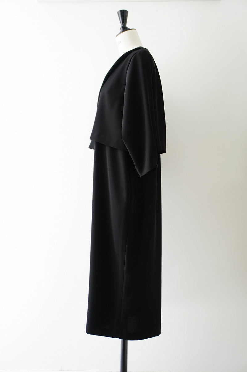 WHYTO.(ホワイト) LAYERED COCOON DRESS