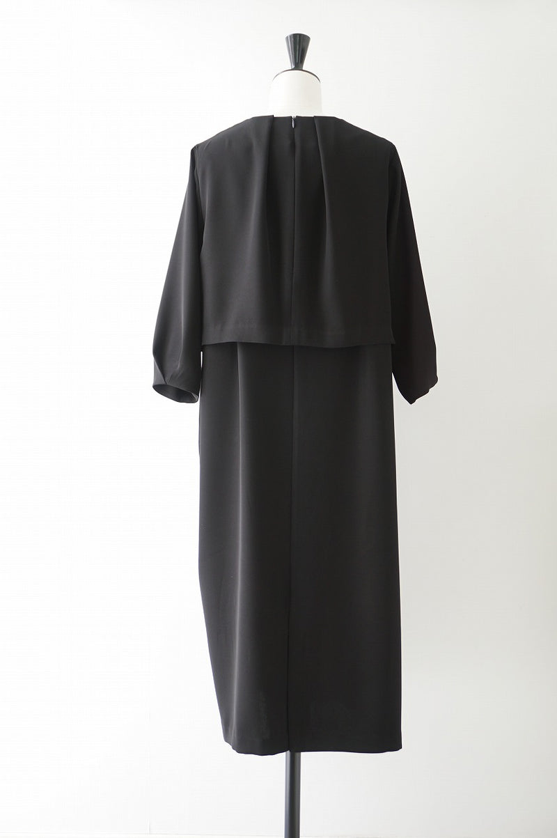 WHYTO.(ホワイト) LAYERED COCOON DRESS