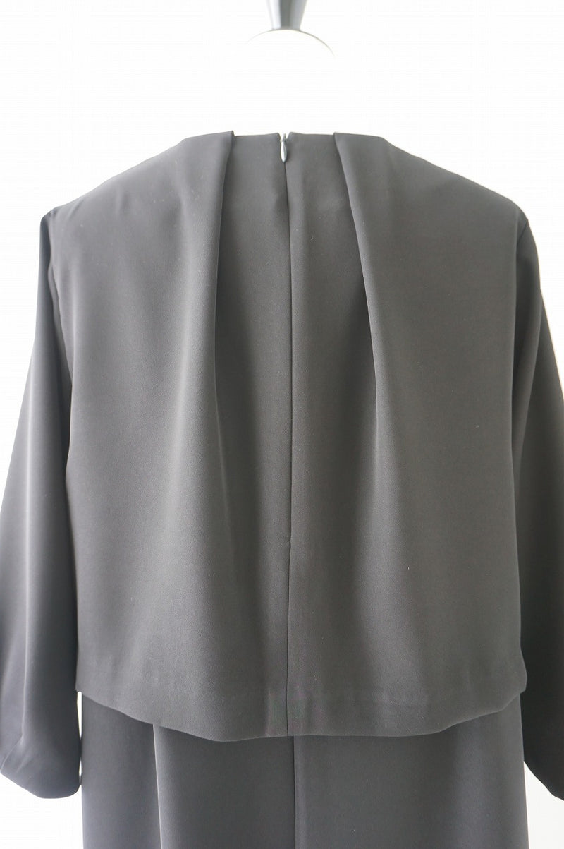 WHYTO.(ホワイト) LAYERED COCOON DRESS