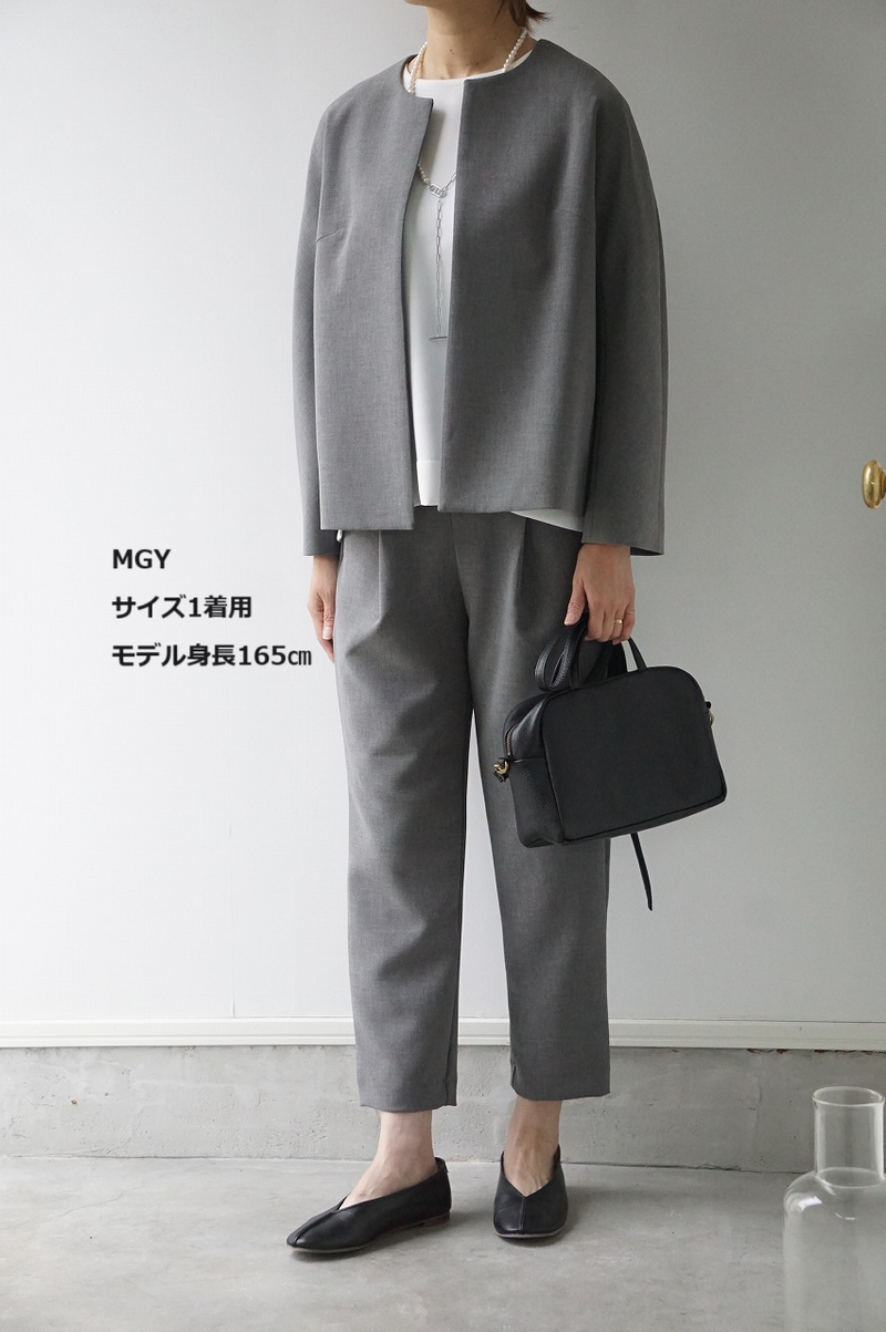 再入荷 TRAVAIL MANUEL(トラバイユマニュアル) Wクロス ワンタック 再入荷 TRAVAIL MANUEL(トラバイユマニュアル) Wクロス ワンタック