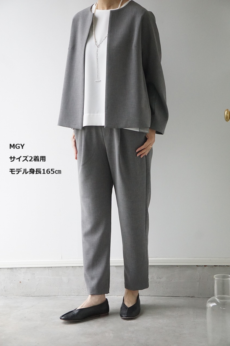 再入荷 TRAVAIL MANUEL(トラバイユマニュアル) Wクロス ワンタック 再入荷 TRAVAIL MANUEL(トラバイユマニュアル) Wクロス ワンタック