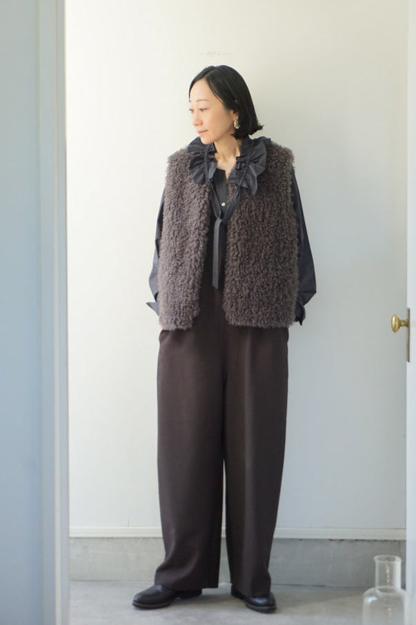 U PHORICA(ユーフォリカ)　近江晒反発CC 　80sタイプライター　ブラウス