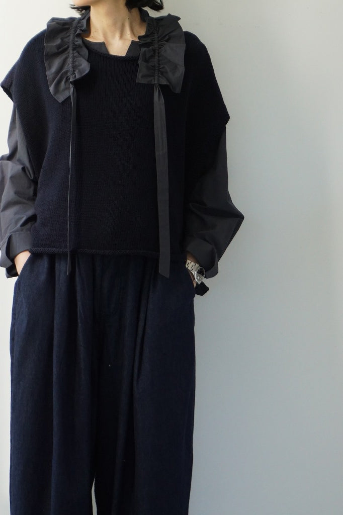 Veritecoeur（ヴェリテクール）リボンニットベスト