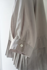 WHYTO.(ホワイト) HEM PLEATS BLOUSE