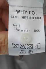 WHYTO.(ホワイト) HEM PLEATS BLOUSE