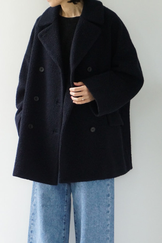 maison de soil(メゾンドソイル)　RECYCLE BOA WOOL DOUBLE OVER COAT