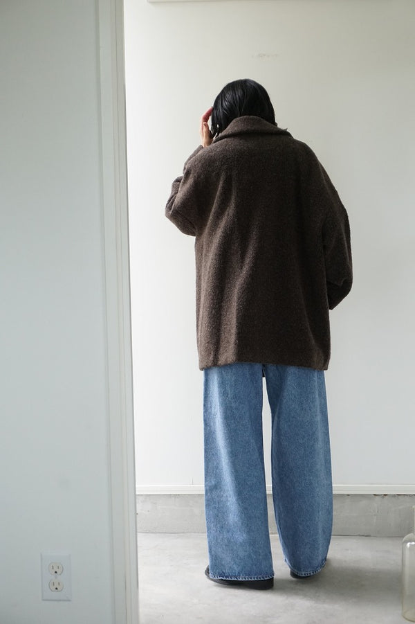 maison de soil(メゾンドソイル) RECYCLE BOA WOOL DOUBLE OVER COAT