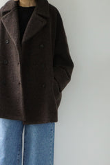 maison de soil(メゾンドソイル)　RECYCLE BOA WOOL DOUBLE OVER COAT