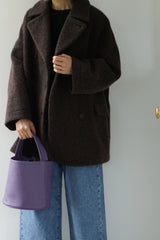 maison de soil(メゾンドソイル)　RECYCLE BOA WOOL DOUBLE OVER COAT