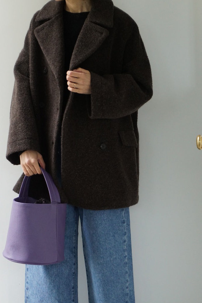 maison de soil(メゾンドソイル)　RECYCLE BOA WOOL DOUBLE OVER COAT