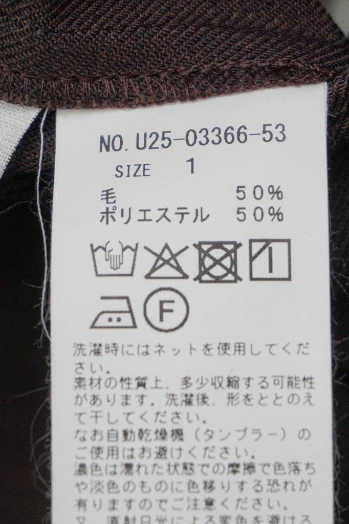 U PHORICA(ユーフォリカ)　MULECLE GABARDINE　サロペット