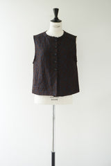 a'nuke(アンヌーク)Leopard Jacguard Vest