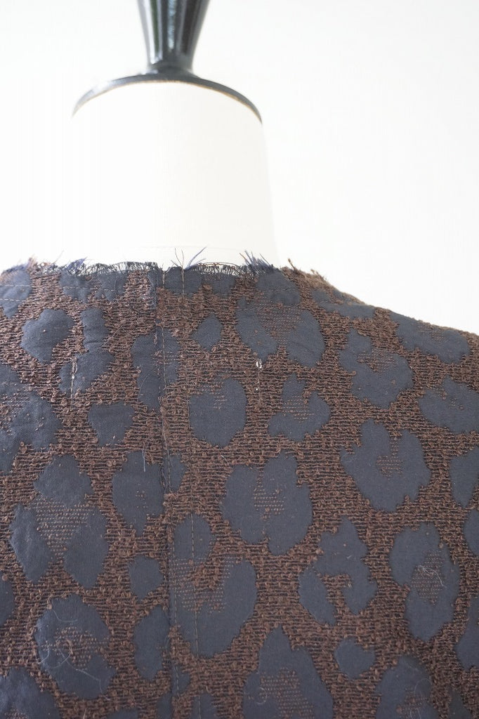 a'nuke(アンヌーク)Leopard Jacguard Vest