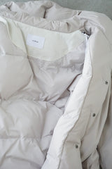 miffew（ミフュー）HIDDEN SNAP HOODED DOWN JACKET