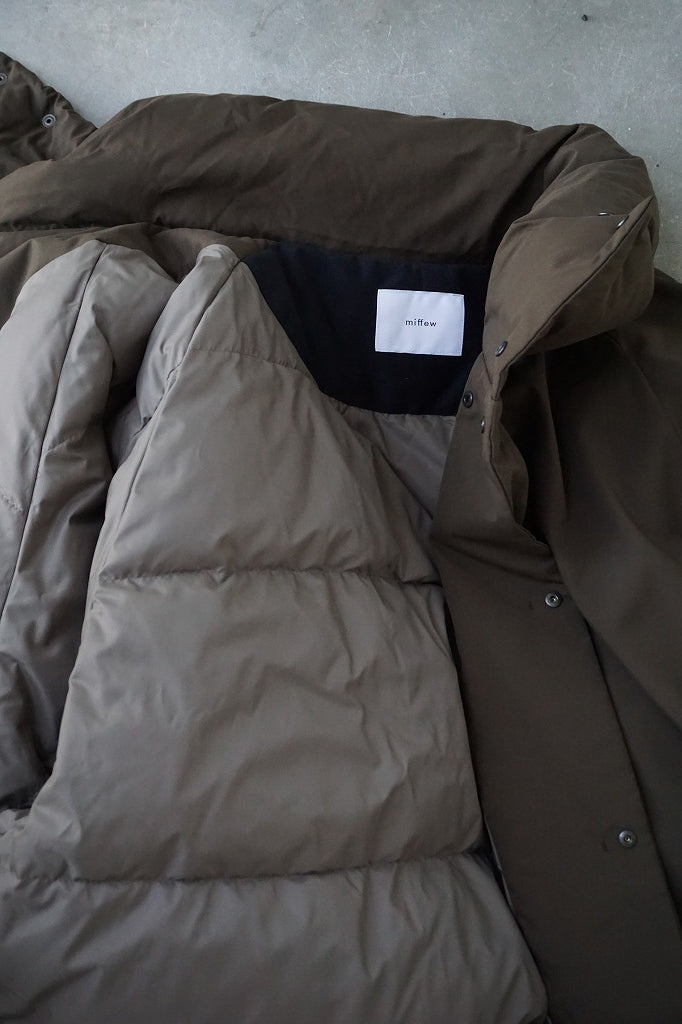 miffew（ミフュー）STAND COLLAR DOWN JACKET