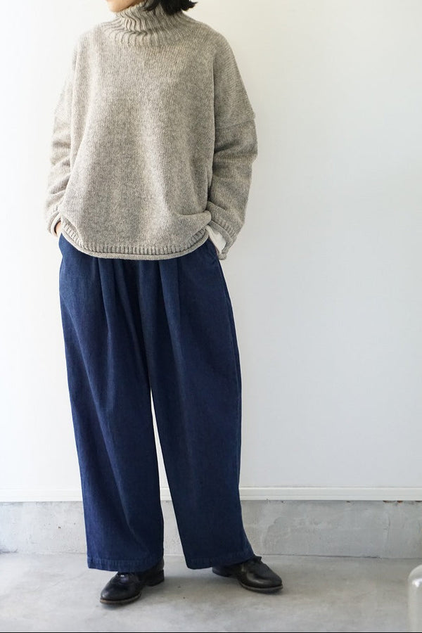 utilite(ユティリテ) ペルーハイランドウール　タートルネックプルオーバー