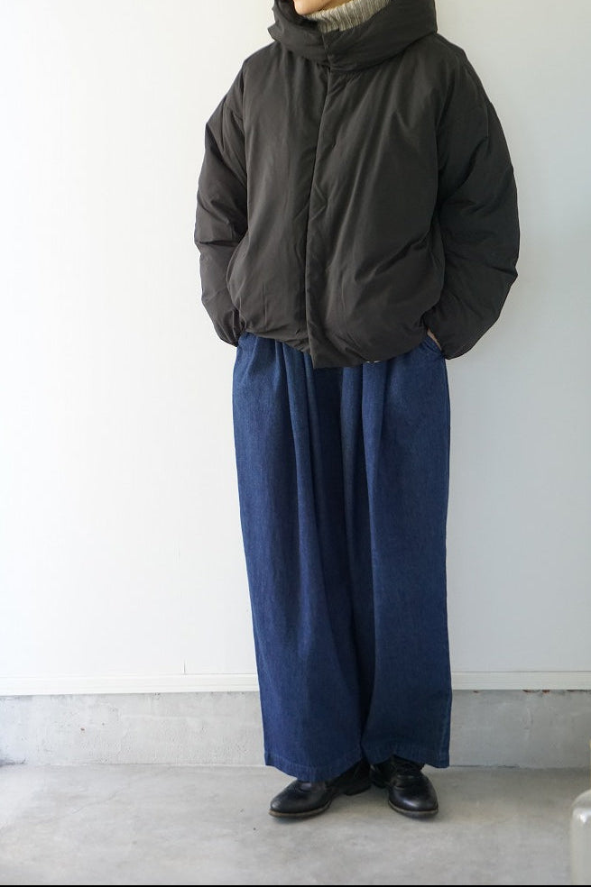 miffew（ミフュー）HIDDEN SNAP HOODED DOWN JACKET