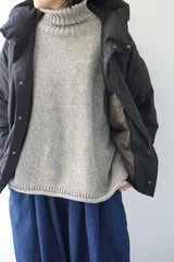 miffew（ミフュー）HIDDEN SNAP HOODED DOWN JACKET