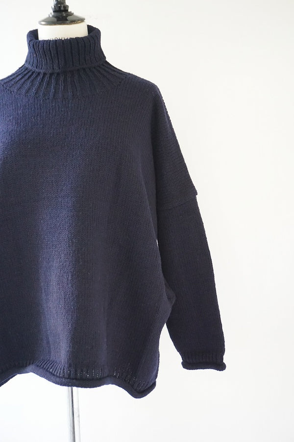 utilite(ユティリテ) ペルーハイランドウール タートルネックプル