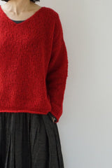 Michele＆Hoven(ミシェルアンドホーヴン) Vネックニット