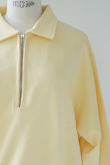 KHA:KI(カーキ) HALF ZIP SWEAT SHIRTS