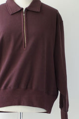 KHA:KI(カーキ) HALF ZIP SWEAT SHIRTS