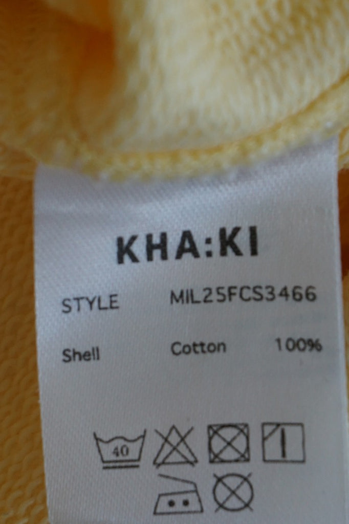KHA:KI(カーキ) HALF ZIP SWEAT SHIRTS