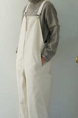 TODAYFUL（トゥデイフル）Frontzip Twill Salopette　在庫はお問合せください