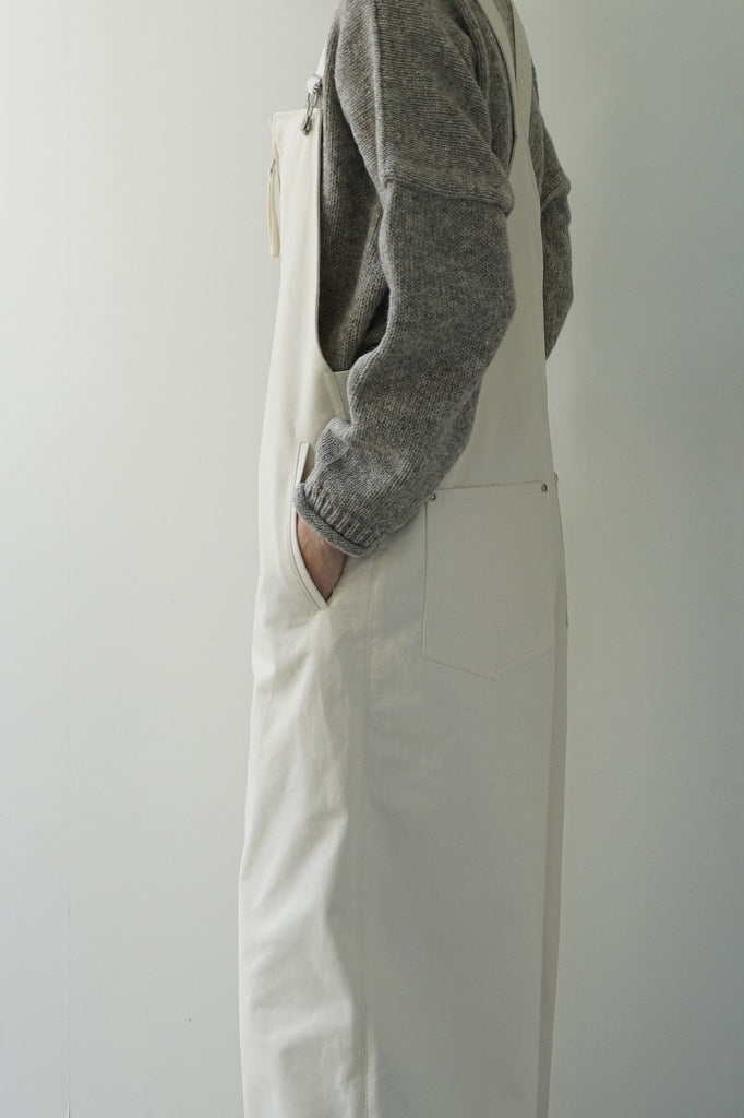 TODAYFUL（トゥデイフル）Frontzip Twill Salopette　在庫はお問合せください